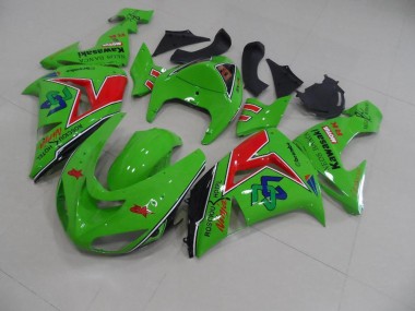 2005-2006 Neos Banca Kawasaki ZX6R Bike Fairing Kit