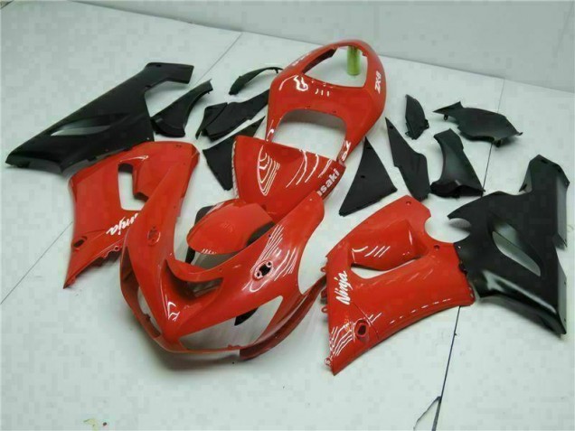 2005-2006 Red Kawasaki ZX6R Bike Fairing Kit 2005-2006 Red Kawasaki ZX6R Bike Fairing Kit