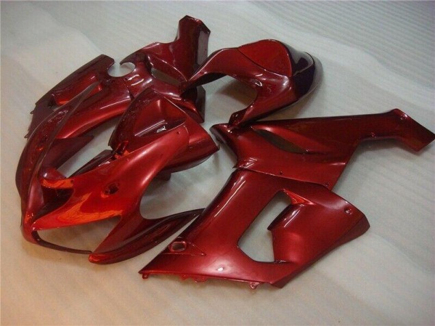 2005-2006 Red Kawasaki ZX6R Bike Fairing 2005-2006 Red Kawasaki ZX6R Bike Fairing