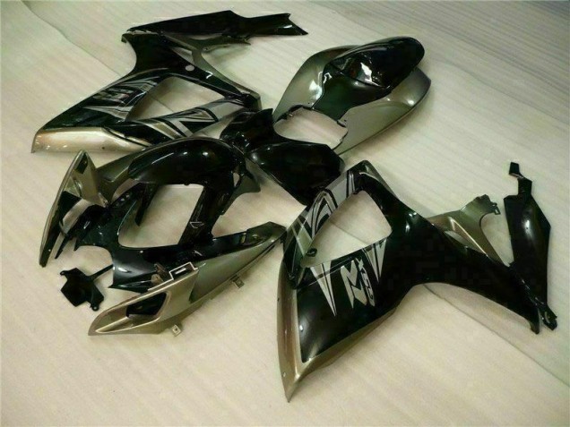 2006-2007 Black Grey Suzuki GSXR 600/750 Motorcycle Fairing Kits 2006-2007 Black Grey Suzuki GSXR 600/750 Motorcycle Fairing Kits
