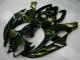 2006-2007 Black Yamaha YZF R6 Bike Fairing Kit