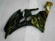 2006-2007 Black Yamaha YZF R6 Bike Fairing Kit