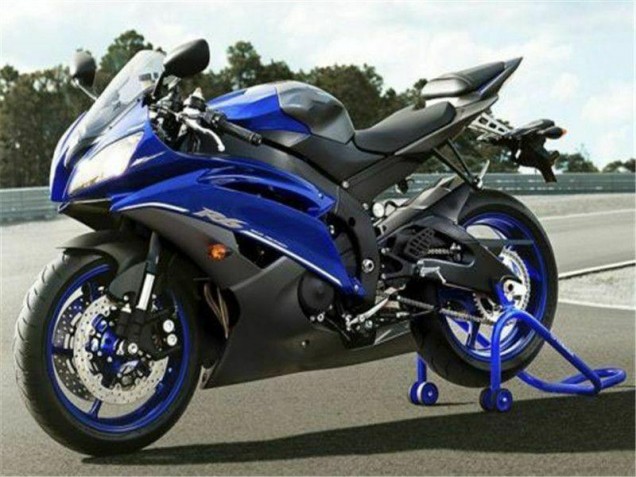 2006-2007 Blue Black Yamaha YZF R6 Motor Fairings
