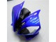 2006-2007 Blue Black Yamaha YZF R6 Motorcycle Fairings Kits