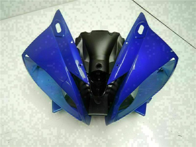 2006-2007 Blue Black Yamaha YZF R6 Motorcycle Fairing Kit