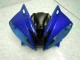 2006-2007 Blue Black Yamaha YZF R6 Motorcycle Fairing Kit