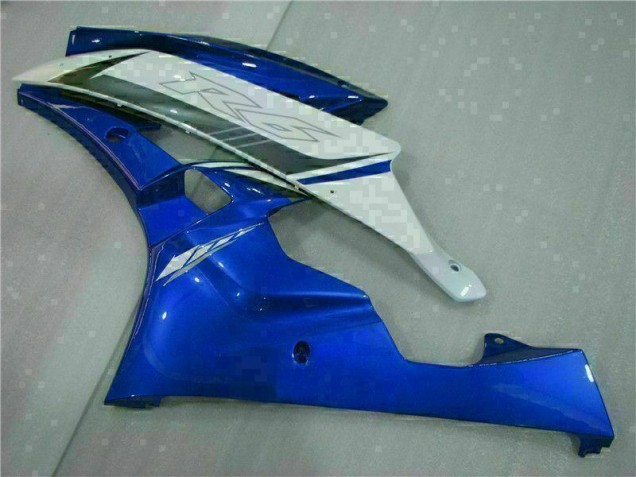 2006-2007 Blue White Yamaha YZF R6 Bike Fairings 2006-2007 Blue White Yamaha YZF R6 Bike Fairings