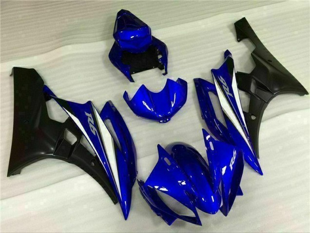 2006-2007 Blue Yamaha YZF R6 Motorcycle Fairings