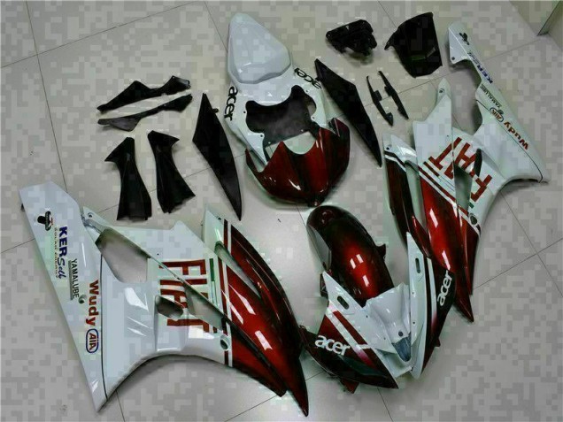2006-2007 Brown White Yamaha YZF R6 Motorcycle Fairing Kit 2006-2007 Brown White Yamaha YZF R6 Motorcycle Fairing Kit