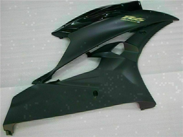 2006-2007 Matte Black Yamaha YZF R6 Motorcycle Fairing Kits 2006-2007 Matte Black Yamaha YZF R6 Motorcycle Fairing Kits