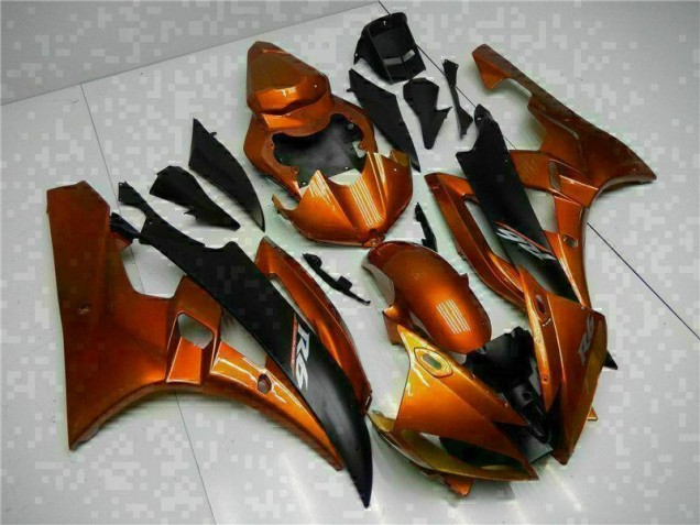 2006-2007 Orange Yamaha YZF R6 Motorbike Fairing Kits