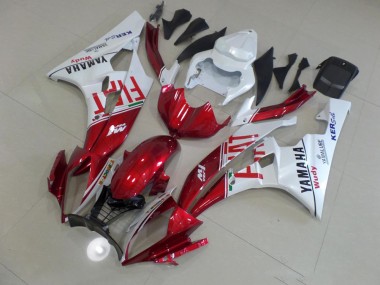 2006-2007 Red Fiat Yamaha YZF R6 Motorcycle Fairings