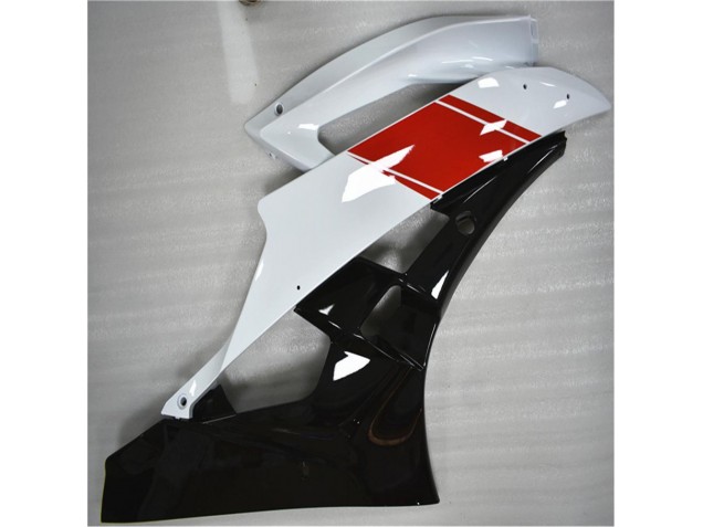 2006-2007 Red White Black Yamaha YZF R6 Moto Fairings
