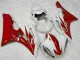 2006-2007 Red White Yamaha YZF R6 Motorcycle Bodywork 2006-2007 Red White Yamaha YZF R6 Motorcycle Bodywork