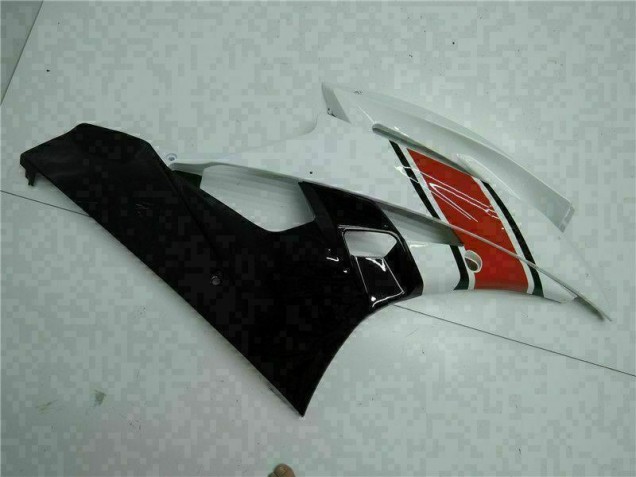 2006-2007 Red White Yamaha YZF R6 Motorcycle Fairings & Plastics 2006-2007 Red White Yamaha YZF R6 Motorcycle Fairings & Plastics