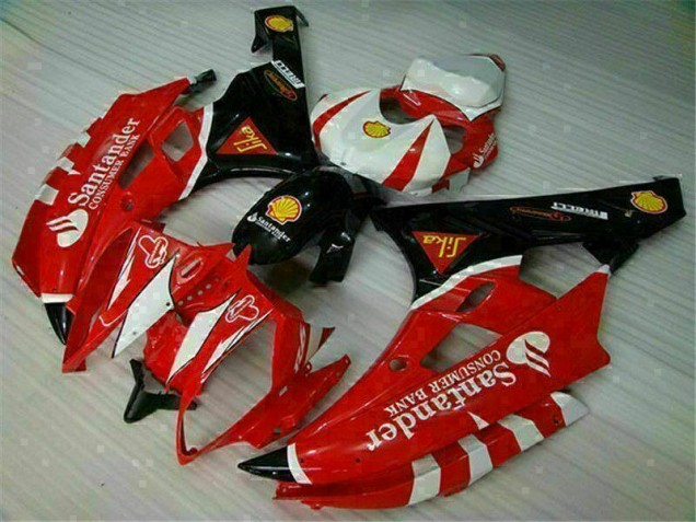 2006-2007 Red Yamaha YZF R6 Bike Fairing Kit