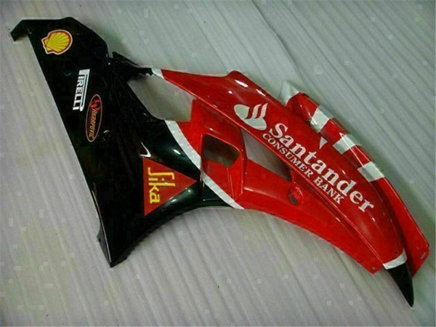 2006-2007 Red Yamaha YZF R6 Bike Fairing Kit