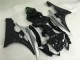 2006-2007 Silver Black Yamaha YZF R6 Motorbike Fairing 2006-2007 Silver Black Yamaha YZF R6 Motorbike Fairing