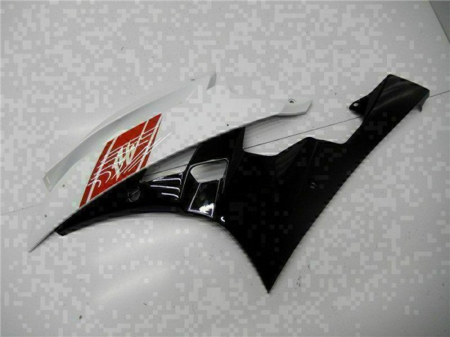 2006-2007 White Black Yamaha YZF R6 Motorbike Fairing