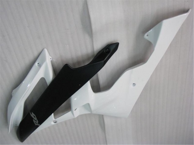 2006-2007 White Black Yamaha YZF R6 Motorcycle Bodywork