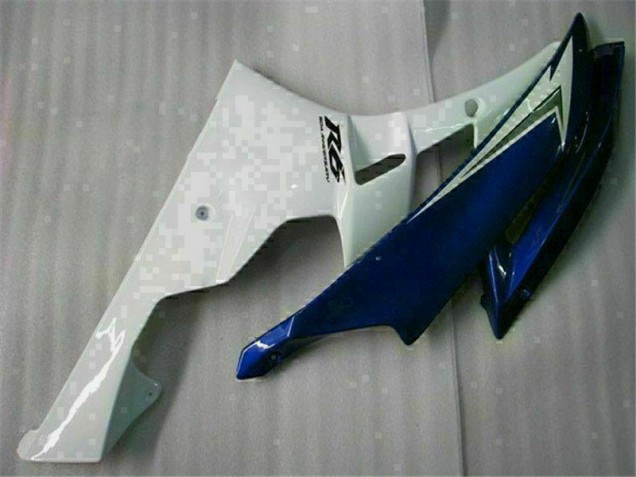 2006-2007 White Blue Yamaha YZF R6 Bike Fairings 2006-2007 White Blue Yamaha YZF R6 Bike Fairings