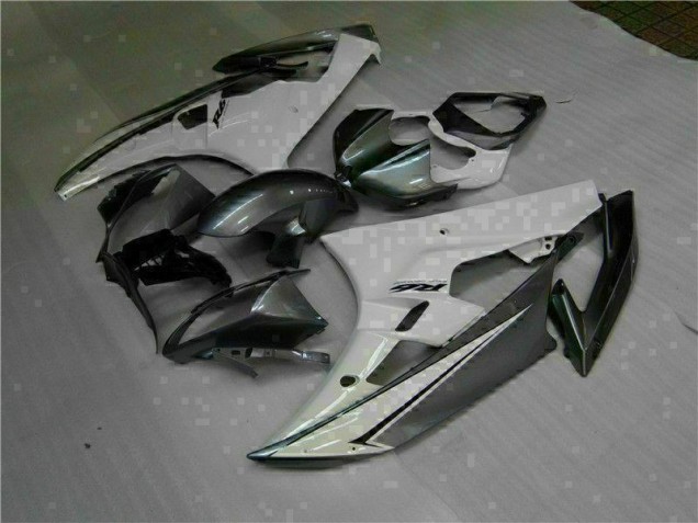 2006-2007 White Silver Yamaha YZF R6 Moto Fairings 2006-2007 White Silver Yamaha YZF R6 Moto Fairings
