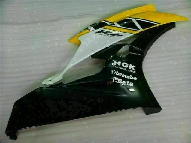 2006-2007 Yellow Black Yamaha YZF R6 Motorbike Fairing