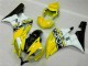 2006-2007 Yellow White Black Yamaha YZF R6 Motorcycle Fairings