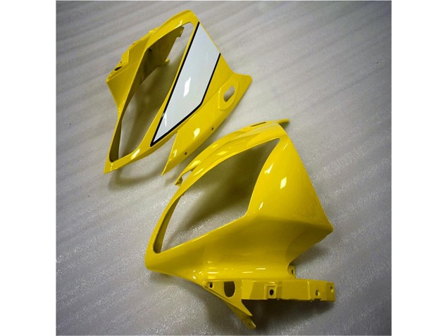 2006-2007 Yellow White Black Yamaha YZF R6 Motorbike Fairing Kits
