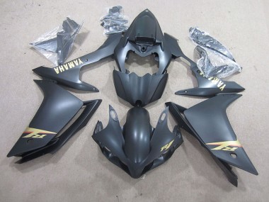2007-2008 Black Gold Decal Yamaha YZF R1 Bike Fairings