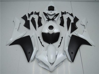 2007-2008 White Black Yamaha YZF R1 Motorbike Fairing Kits