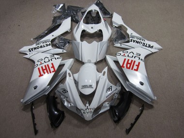 2007-2008 White Fiat Yamaha YZF R1 Bike Fairings