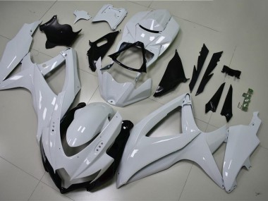 2008-2010 Glossy White Suzuki GSXR 600/750 Motorcycle Fairing