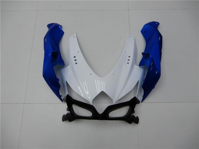 2008-2010 White Blue Suzuki GSXR 600/750 Replacement Fairings