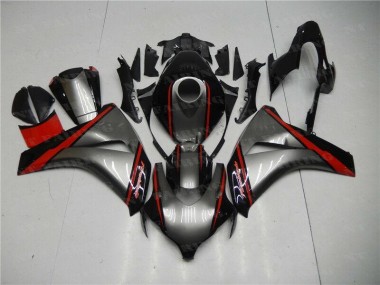 2008-2011 Grey Red Black Honda CBR1000RR Motorbike Fairings