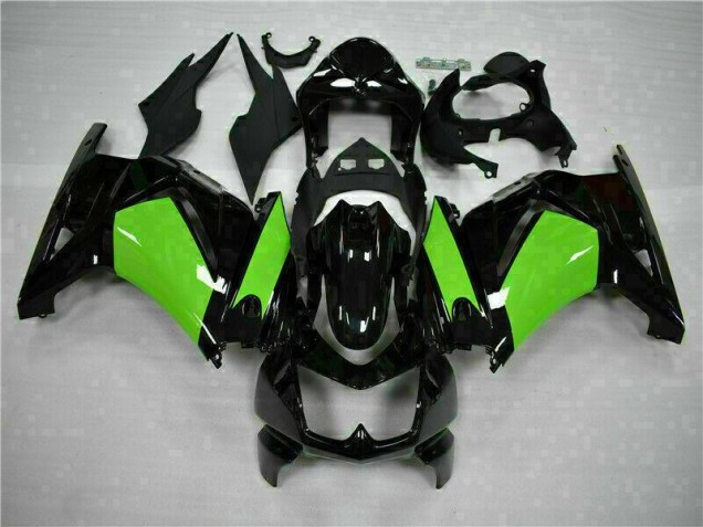 2008-2012 Black Green Kawasaki EX250 Motorbike Fairings