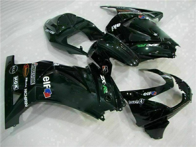 2008-2012 Black Kawasaki EX250 Bike Fairings 2008-2012 Black Kawasaki EX250 Bike Fairings