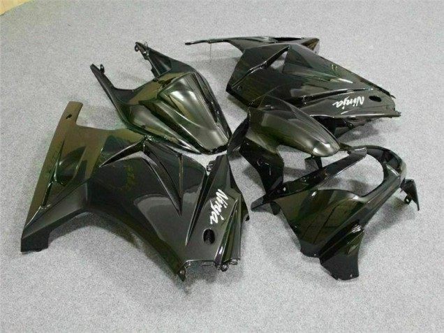 2008-2012 Black Kawasaki EX250 Motorcycle Fairings & Bodywork