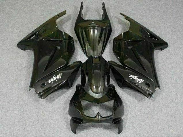 2008-2012 Black Kawasaki EX250 Motorcycle Fairings & Bodywork