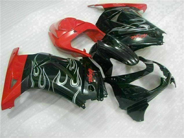 2008-2012 Black Red Ninja Kawasaki EX250 Motorcycle Fairing 2008-2012 Black Red Ninja Kawasaki EX250 Motorcycle Fairing