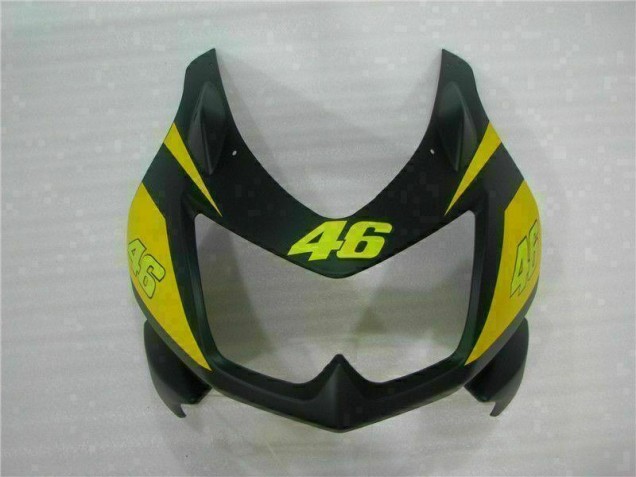 2008-2012 Black Yellow 46 Kawasaki EX250 Motorcycle Fairings Kit
