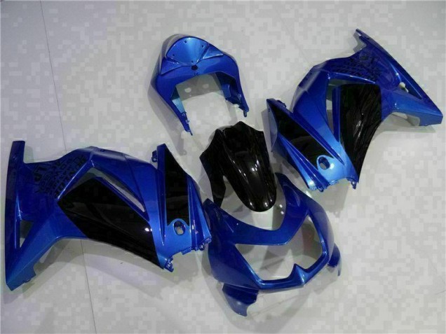 2008-2012 Blue Black Kawasaki EX250 Replacement Fairings