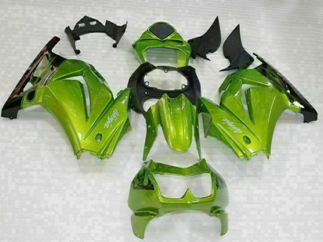 2008-2012 Green Black Kawasaki EX250 Motorcycle Fairings 2008-2012 Green Black Kawasaki EX250 Motorcycle Fairings