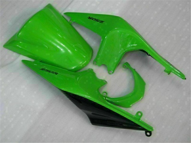 2008-2012 Green Black Ninja Kawasaki EX250 Moto Fairings