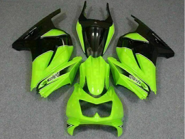 2008-2012 Green Black Ninja Kawasaki EX250 Motor Bike Fairings 2008-2012 Green Black Ninja Kawasaki EX250 Motor Bike Fairings