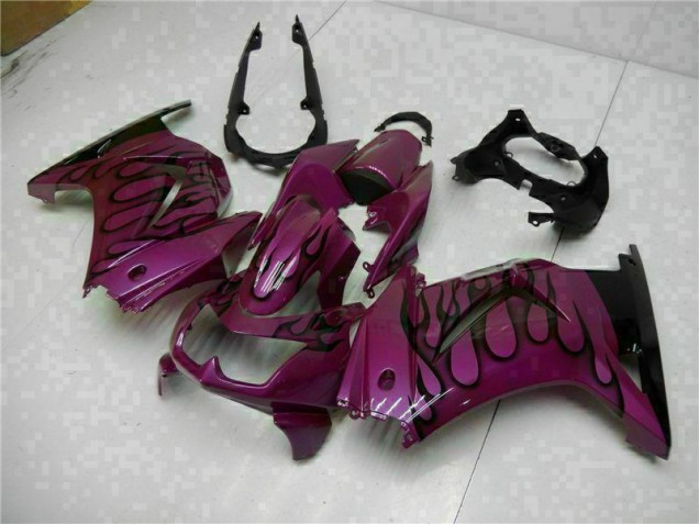 2008-2012 Purple Kawasaki EX250 Motorbike Fairing Kits