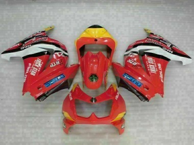 2008-2012 Red Yellow Kawasaki EX250 Motorcycle Fairing Kit