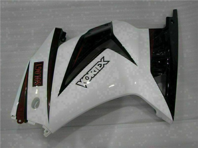 2008-2012 White Black Kawasaki EX250 Motorcycle Bodywork