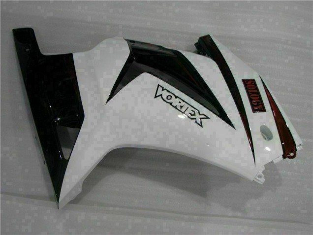 2008-2012 White Black Kawasaki EX250 Motorcycle Bodywork