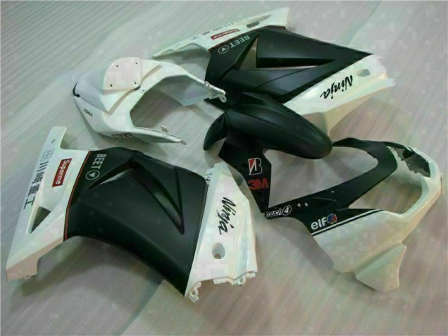 2008-2012 White Black Ninja 3M Kawasaki EX250 Motorcycle Fairings 2008-2012 White Black Ninja 3M Kawasaki EX250 Motorcycle Fairings